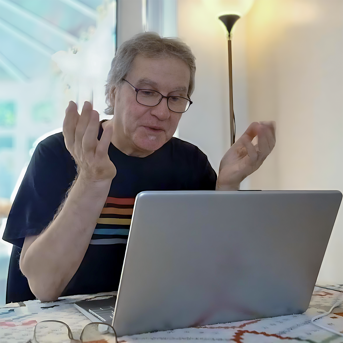 Georg Voros during a one-on-one coaching session.